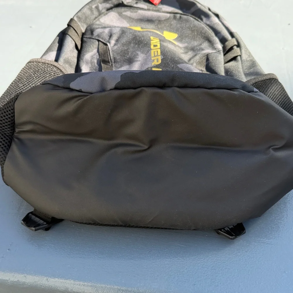 Under Armour Camo Black and Gold Backpack